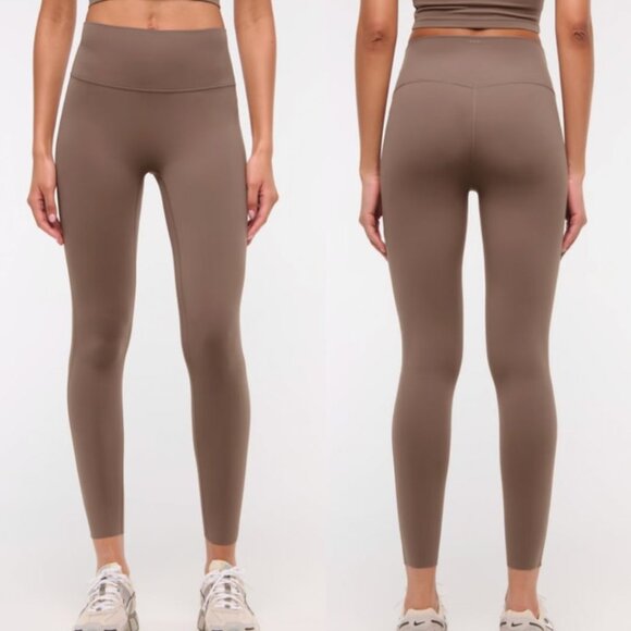 Abercrombie & Fitch YPB Tan Beige 7/8 Length Leggings - Picture 1 of 1